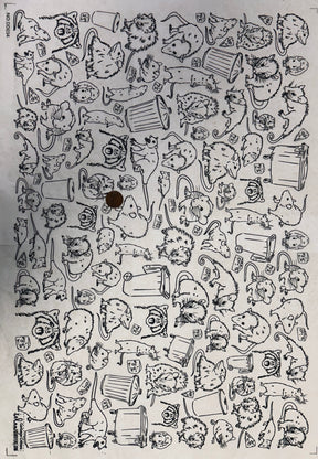 Garbage Critters - Underglaze Transfer Sheet