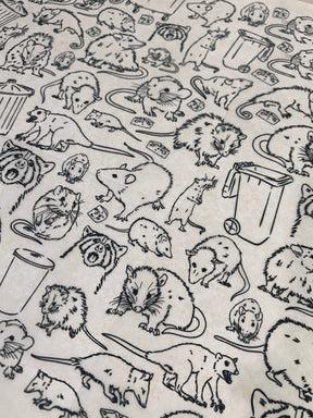 Garbage Critters - Underglaze Transfer Sheet