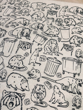 Garbage Critters - Underglaze Transfer Sheet