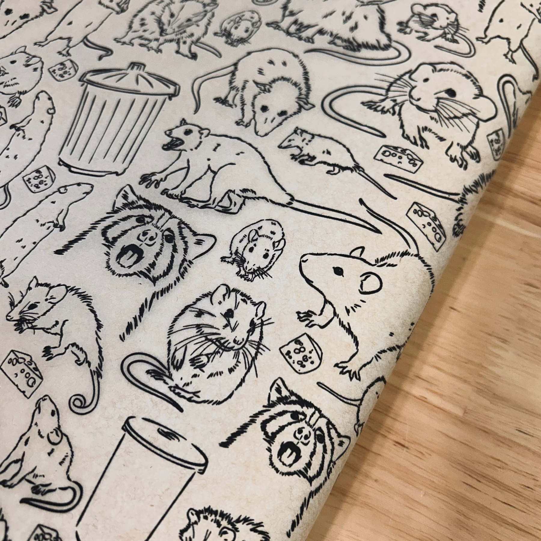 Garbage Critters - Underglaze Transfer Sheet