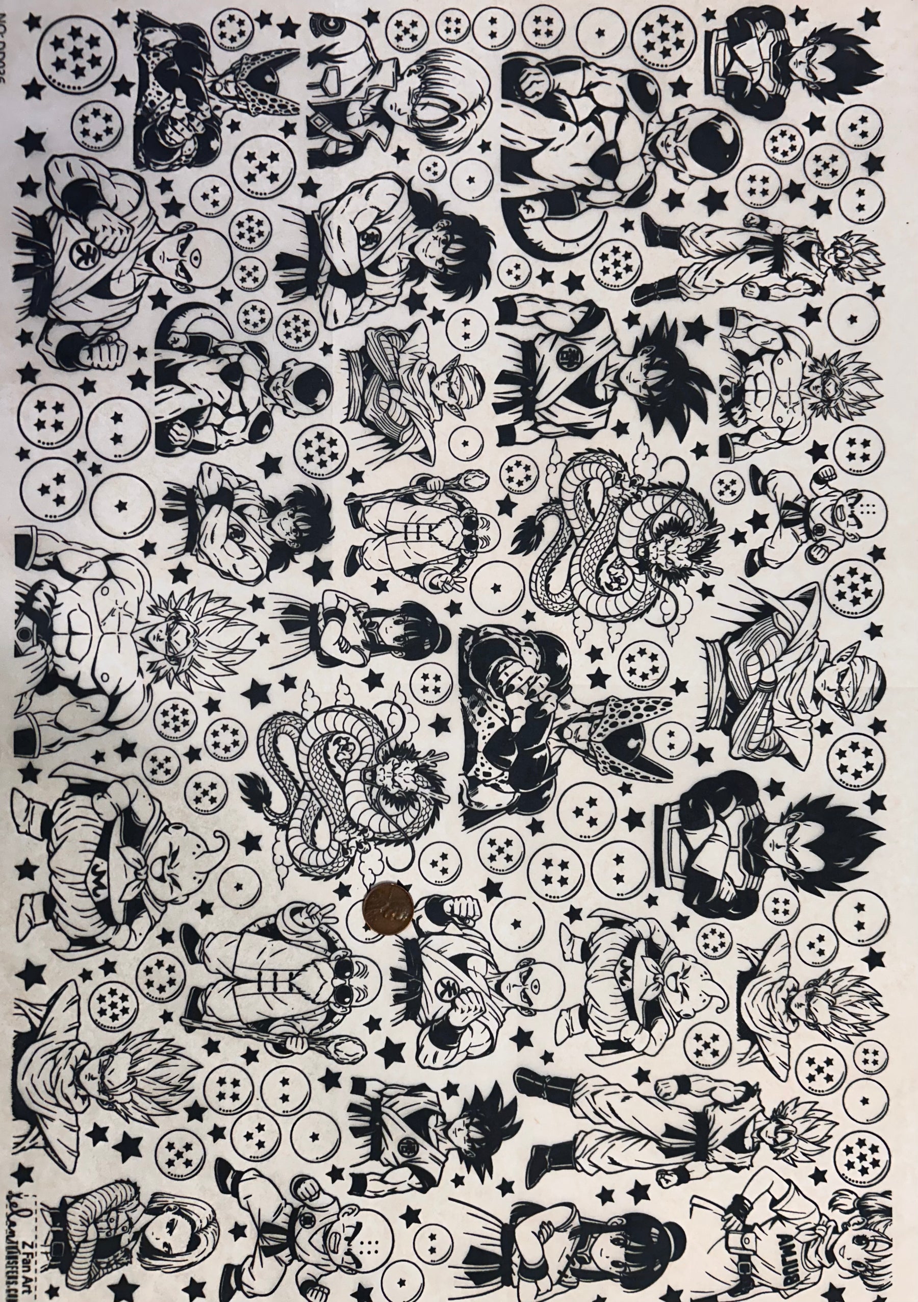 Z-Fan Art - Underglaze Transfer Sheet