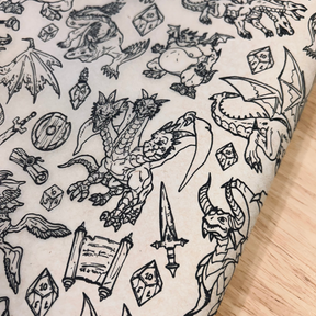 Game Night - Underglaze Transfer Sheet