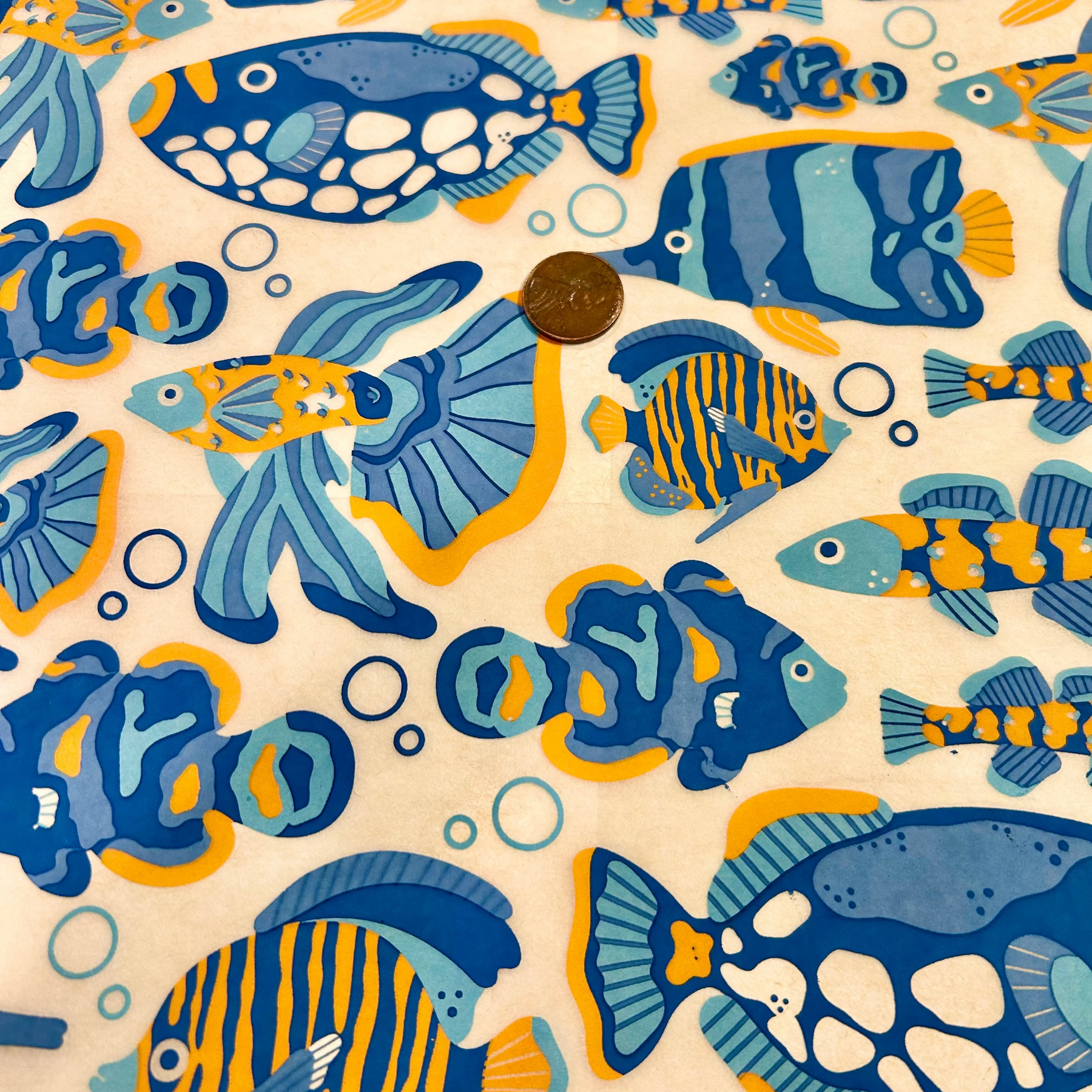 Guppies - Underglaze Transfer Sheet