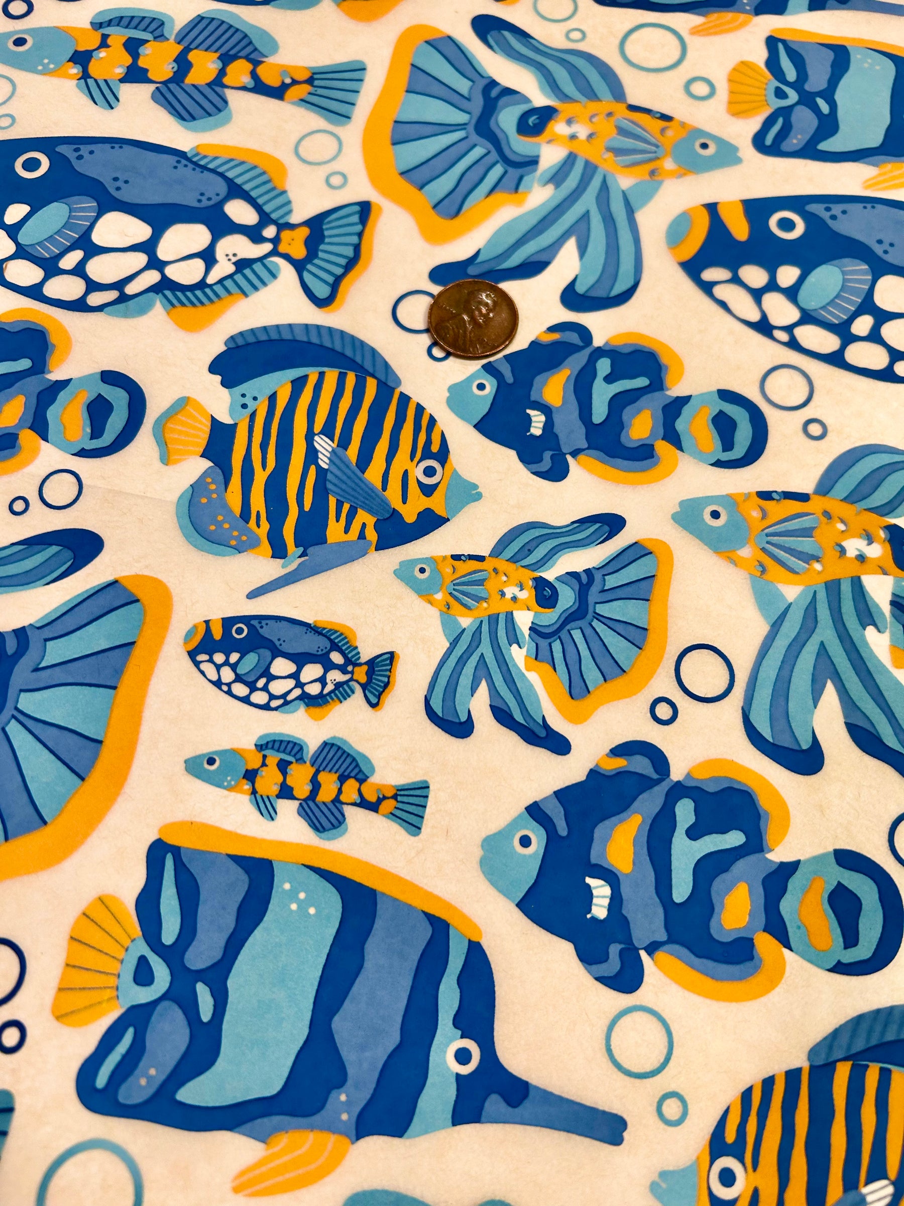 Guppies - Underglaze Transfer Sheet