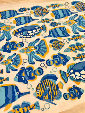 Guppies - Underglaze Transfer Sheet