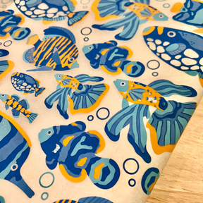 Guppies - Underglaze Transfer Sheet