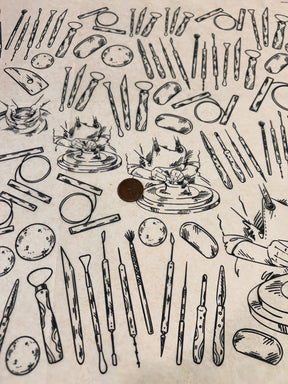 Tools of the Trade - Underglaze Transfer Sheet