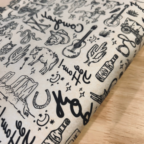 Cowboys & Girls - Underglaze Transfer Sheet