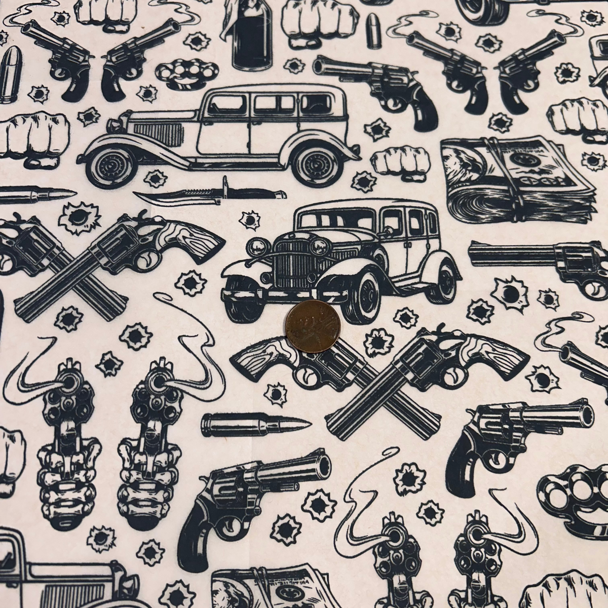 Gangster - Underglaze Transfer Sheet