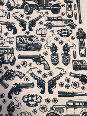 Gangster - Underglaze Transfer Sheet