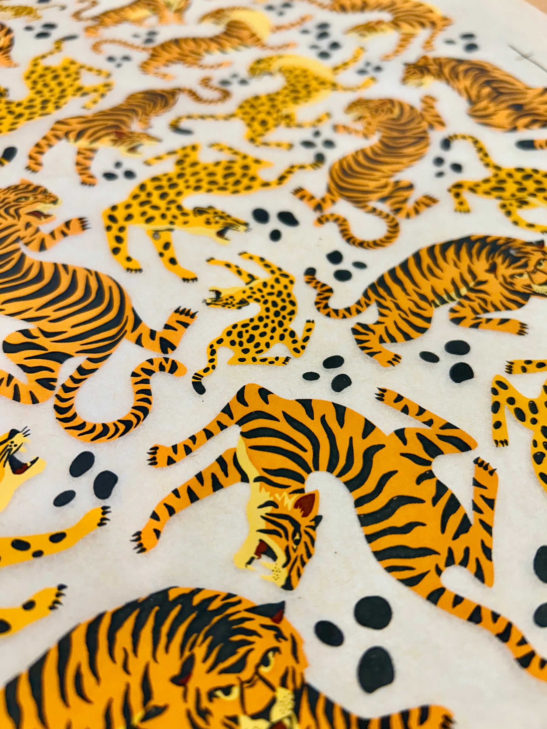 Jungle Tigers - Underglaze Transfer Sheet