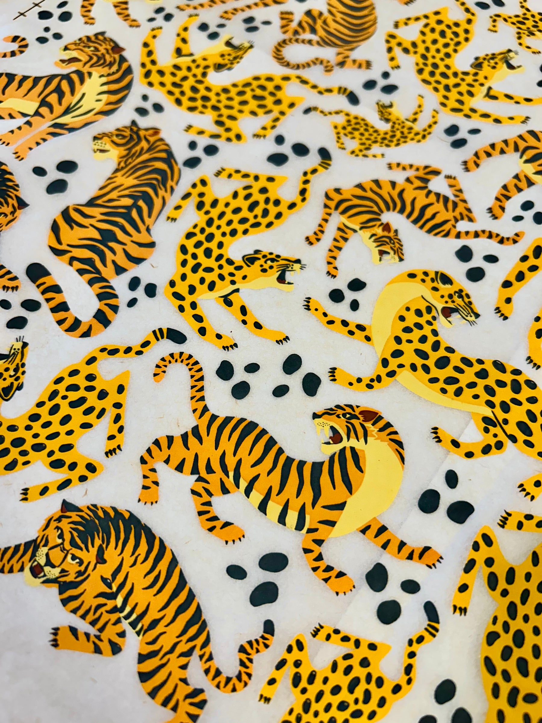 Jungle Tigers - Underglaze Transfer Sheet