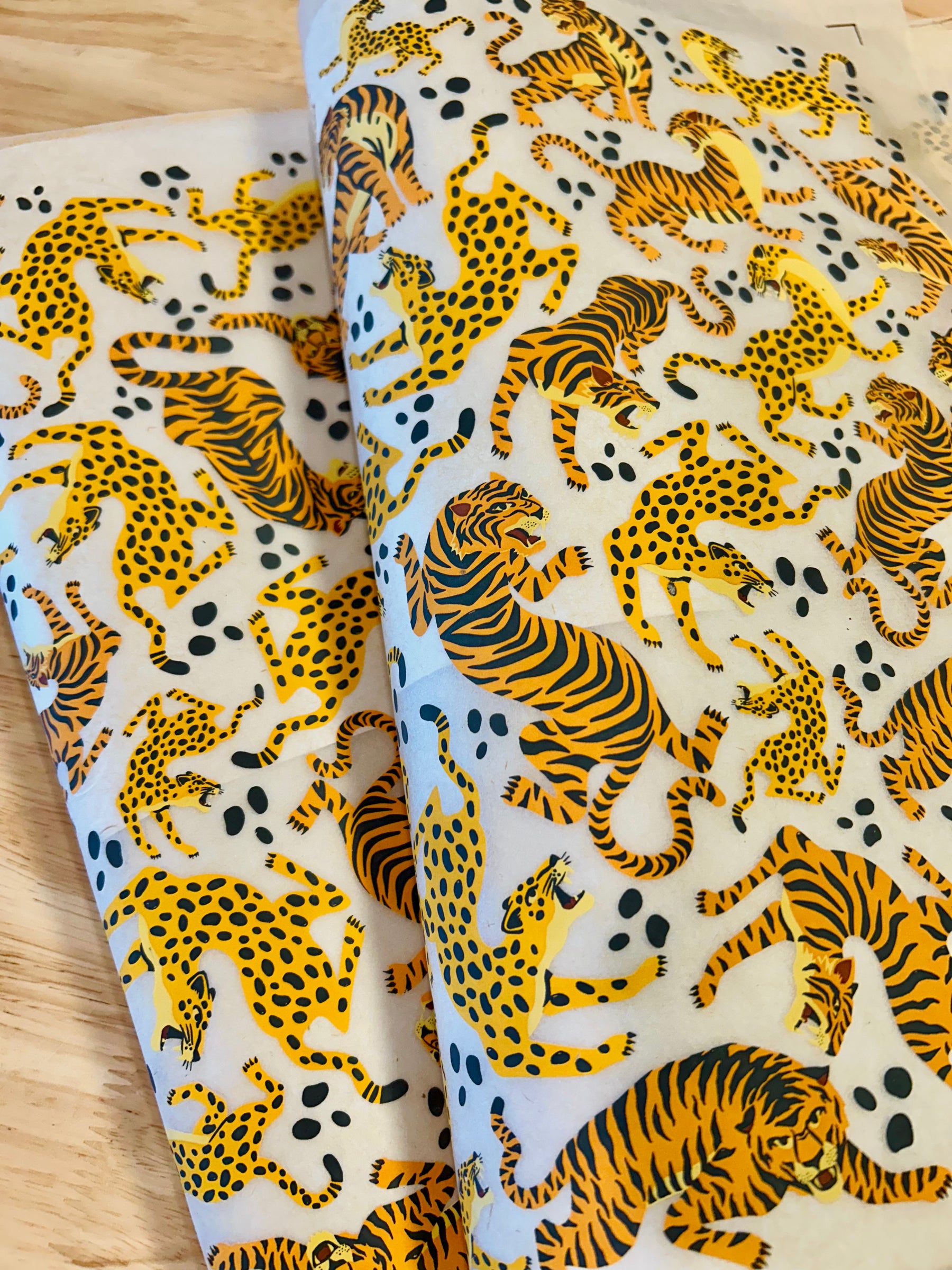 Jungle Tigers - Underglaze Transfer Sheet