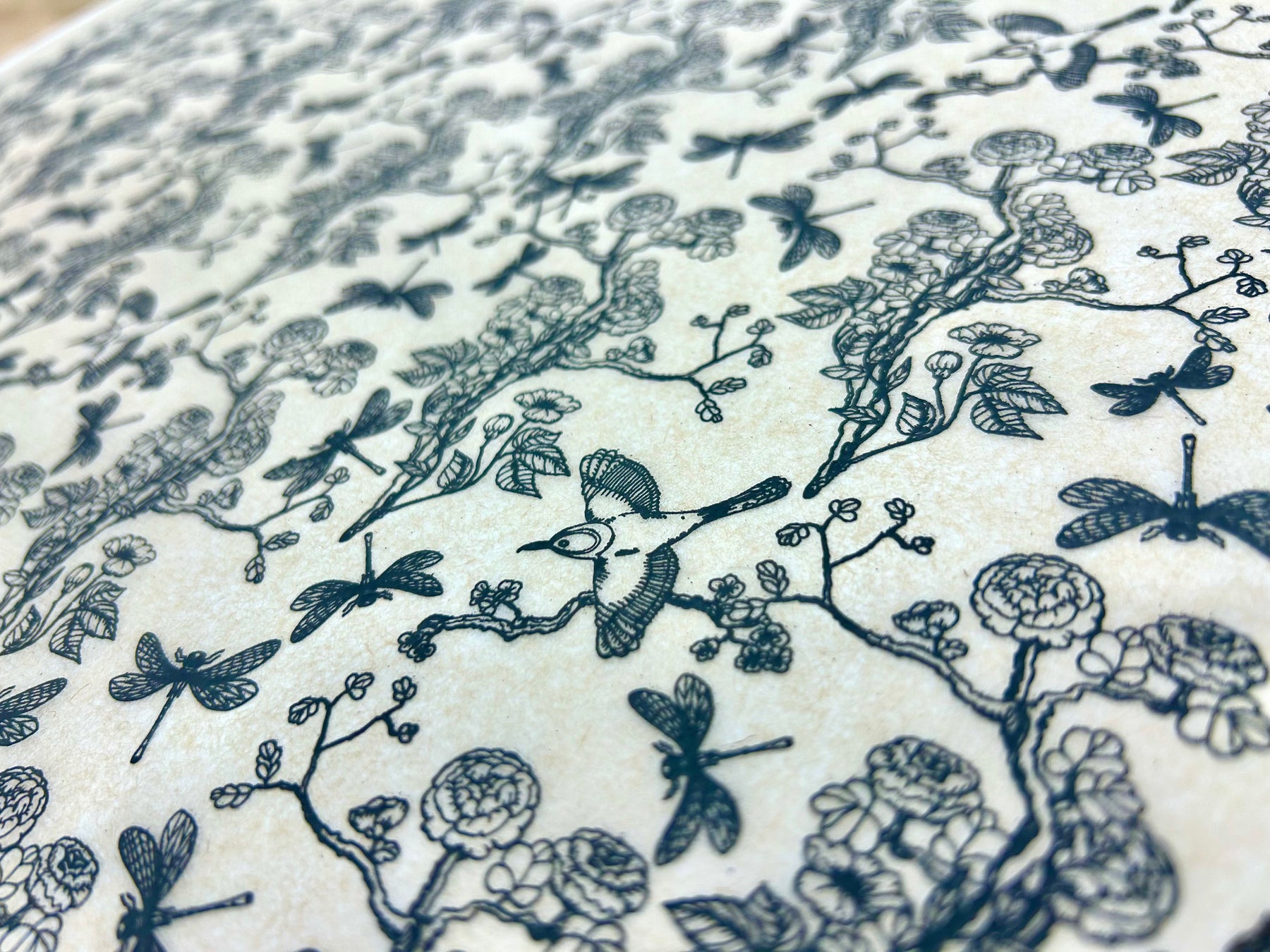 Chinoiserie - Underglaze Transfer Sheet - You Choose Color