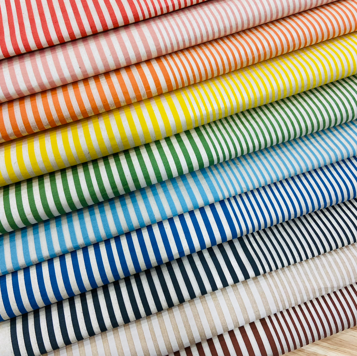 Stripes - Underglaze Transfer Sheet - You Choose Color