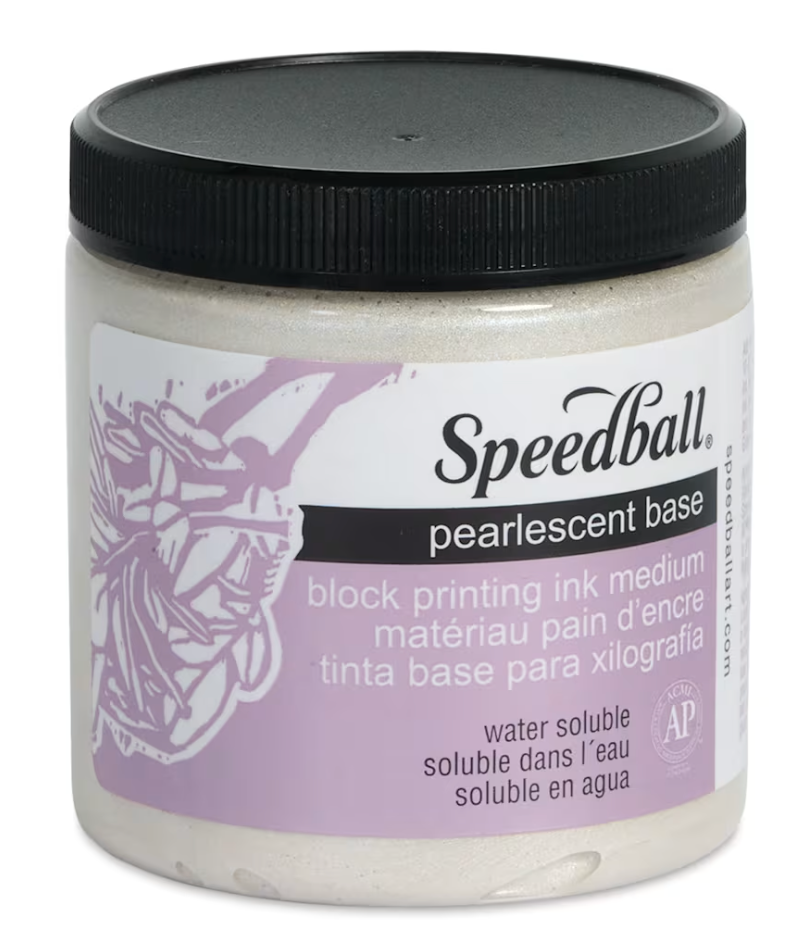 31bf Ink Base Block Printing Ink Pearlescent Base - 8 oz