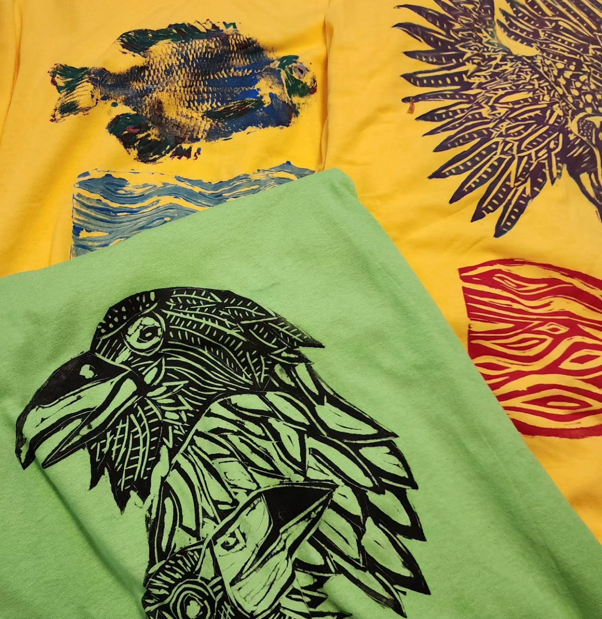 Introduction to Block Printing on Paper and Fabric