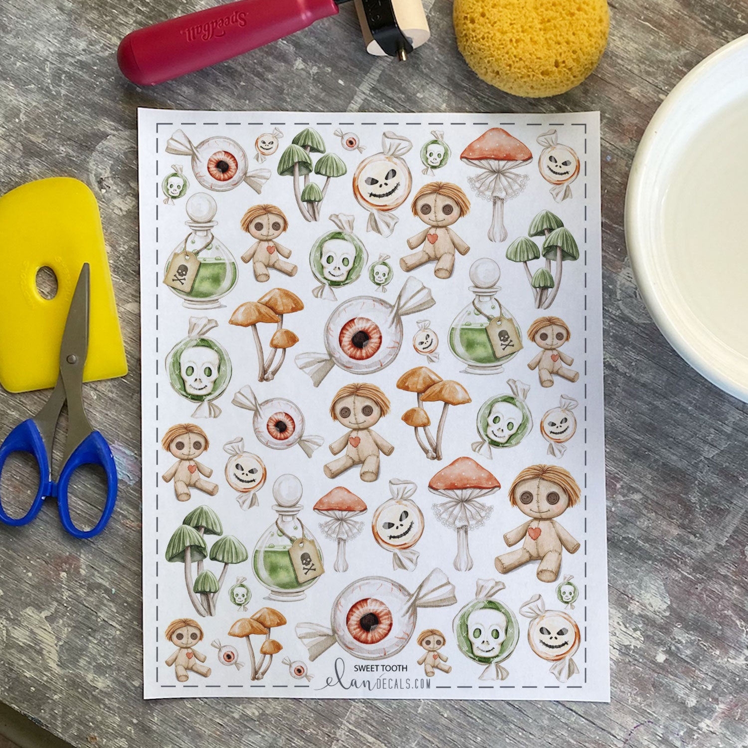 Sweet Tooth - Overglaze Decal Sheet
