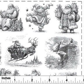 Vintage Christmas - Overglaze Decal Sheet