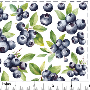 Blueberries - Overglaze Decal Sheet