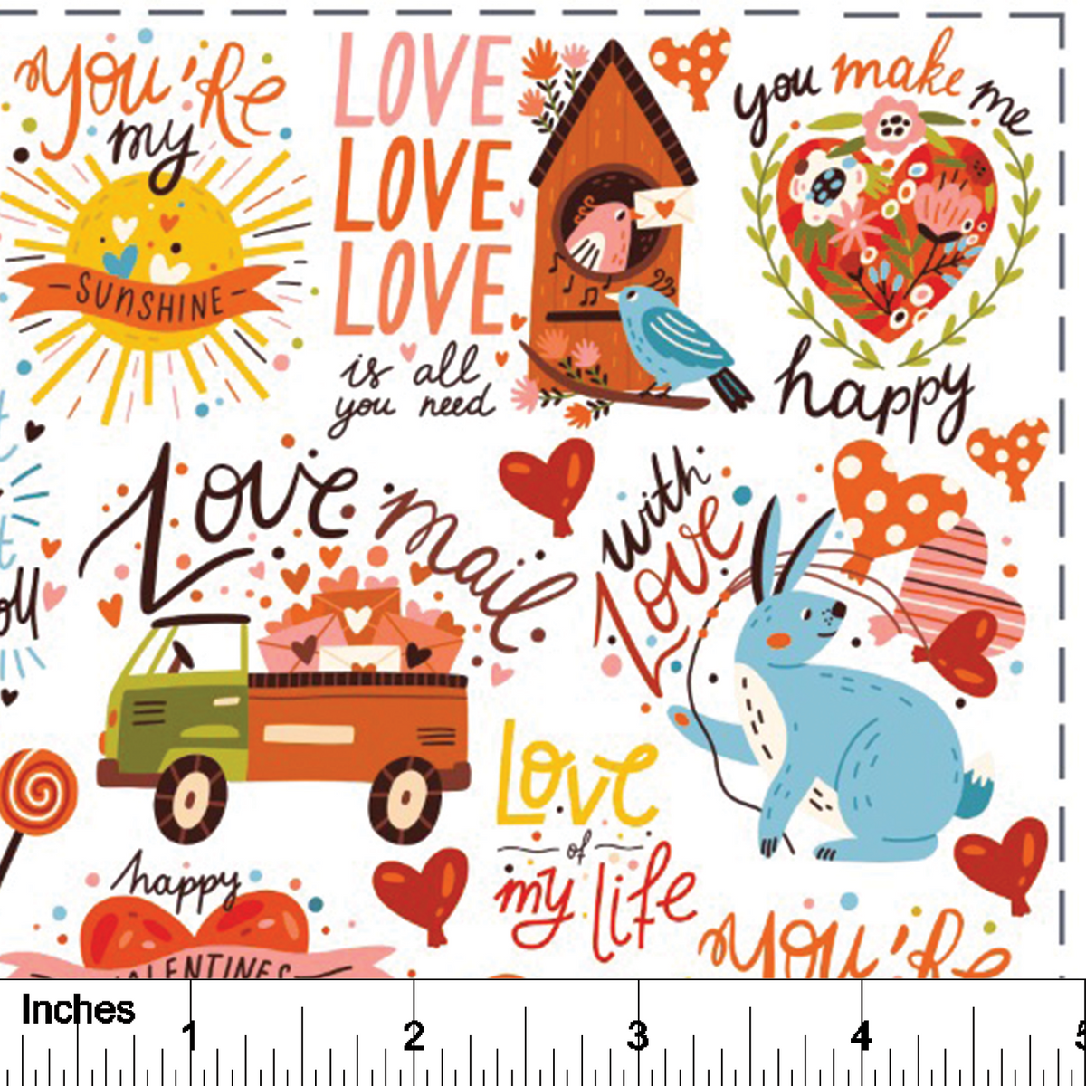 Love is all You Need - Overglaze Decal Sheet