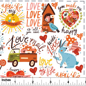 Love is all You Need - Overglaze Decal Sheet
