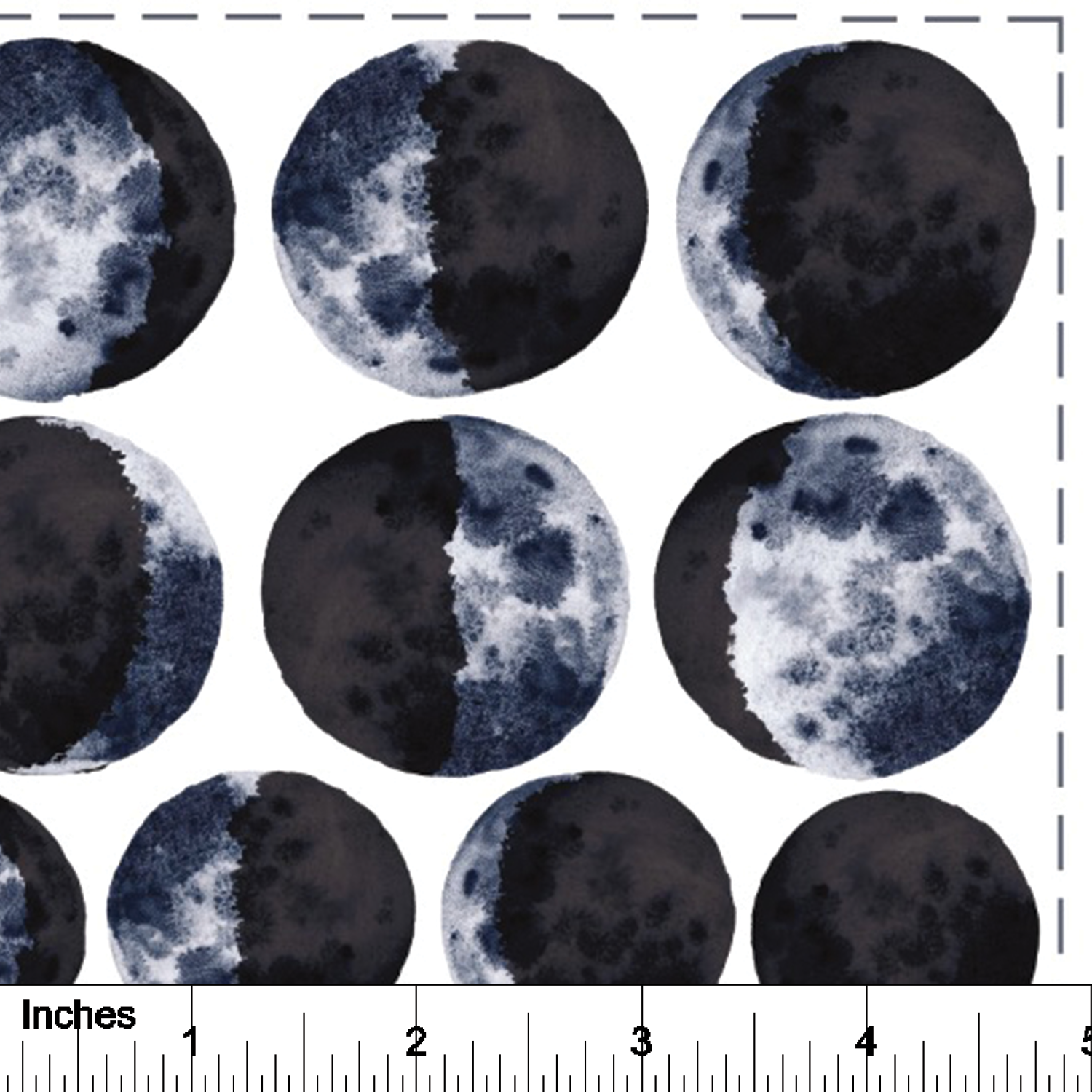 Moonphases - Overglaze Decal Sheet