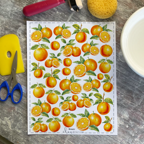 Oranges - Overglaze Decal Sheet
