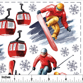 Winter Sports - Overglaze Decal Sheet