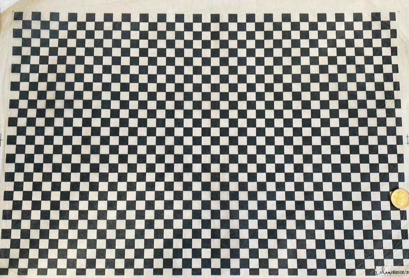 Checkerboard - Underglaze Transfer Sheet - You Choose Color
