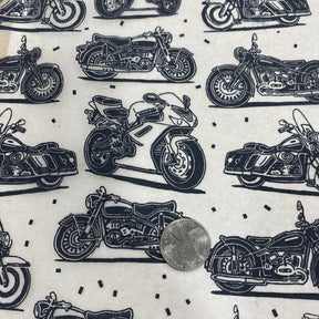 Motorcycles - Underglaze Transfer Sheet - Black