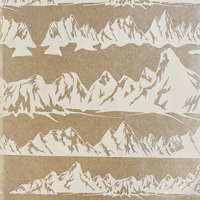 Mountains - Underglaze Transfer Sheet - You Choose Color