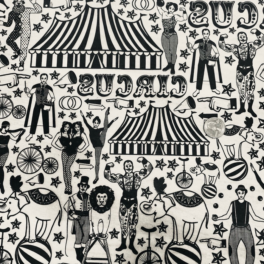 Circus - Underglaze Transfer Sheet - Black
