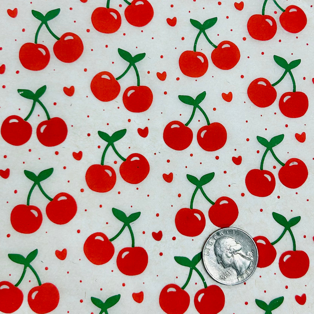 Cherries- Underglaze Transfer Sheet - Multi Colored