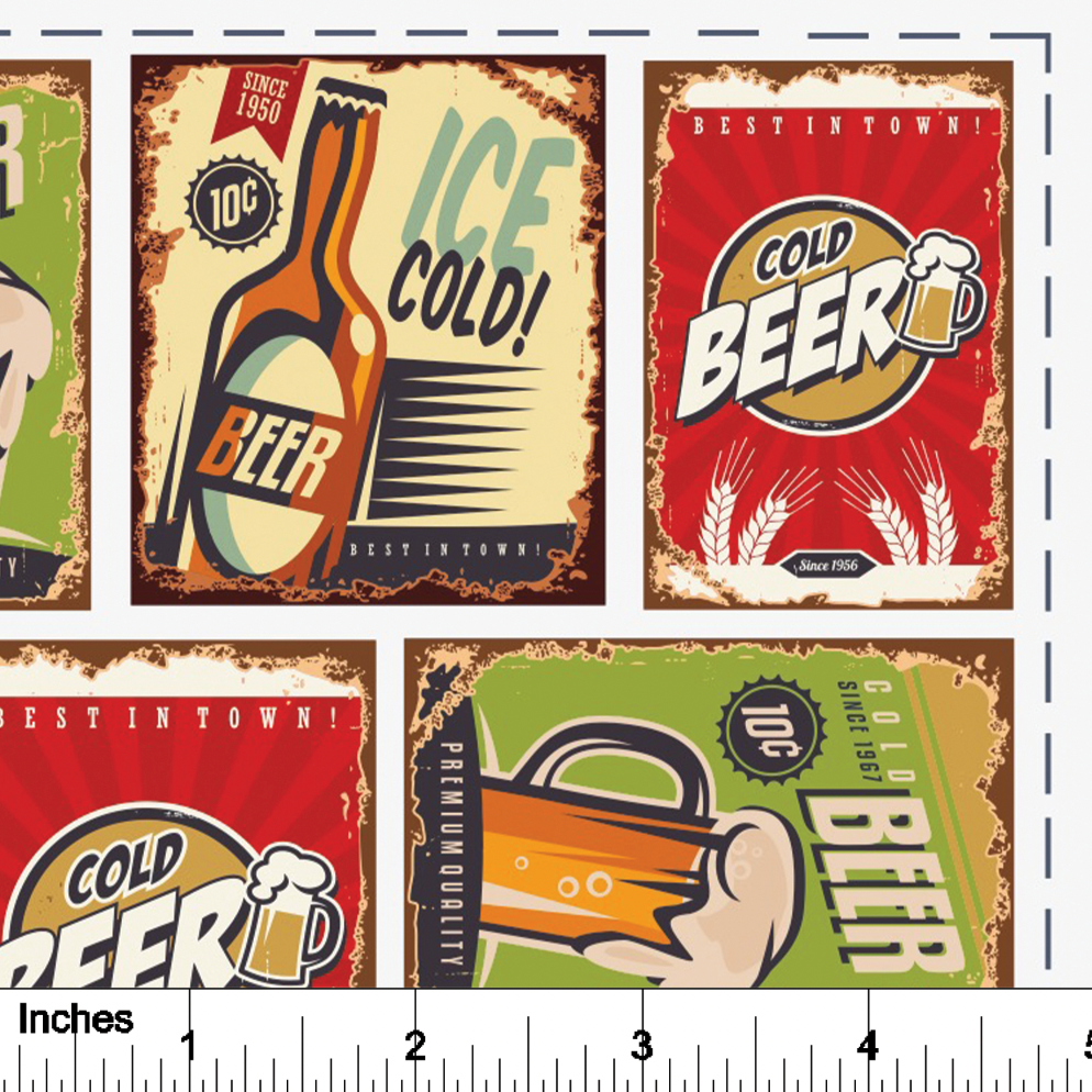 Beer Posters - Overglaze Decal Sheet