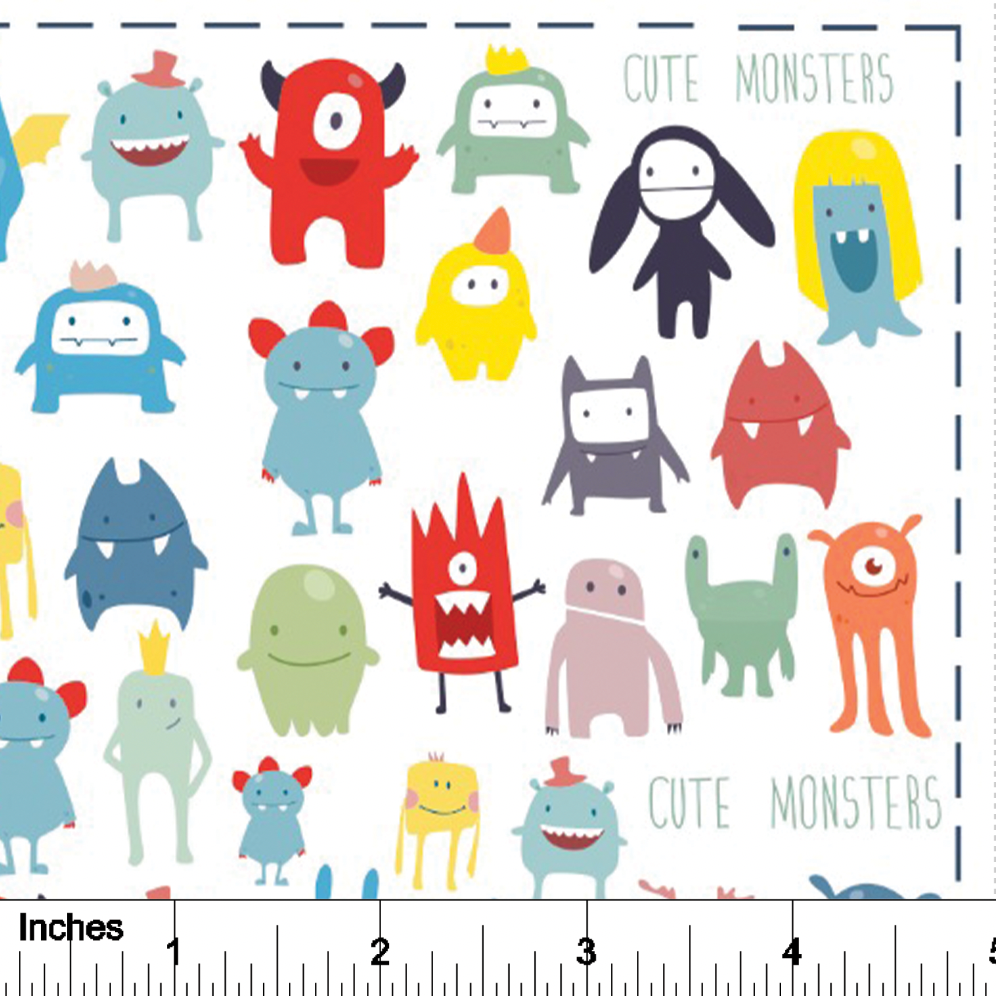 Monsters Cute - Overglaze Decal Sheet