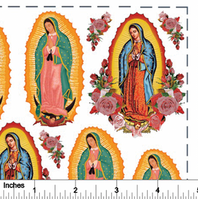 Our Lady of Guadalupe - Overglaze Decal Sheet