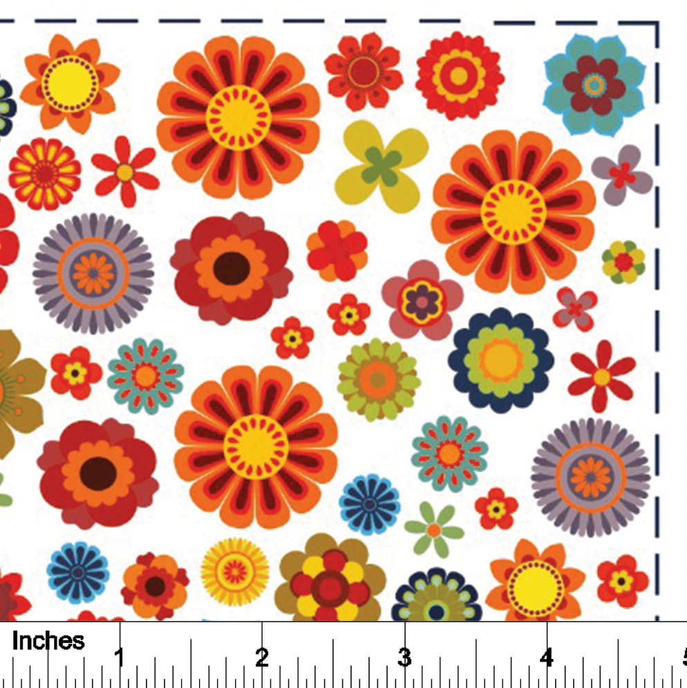 Flower Power - Overglaze Decal Sheet