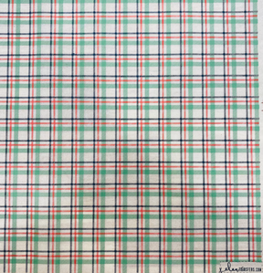 Holiday Plaid - Underglaze Transfer Sheet - Green / Red / Black