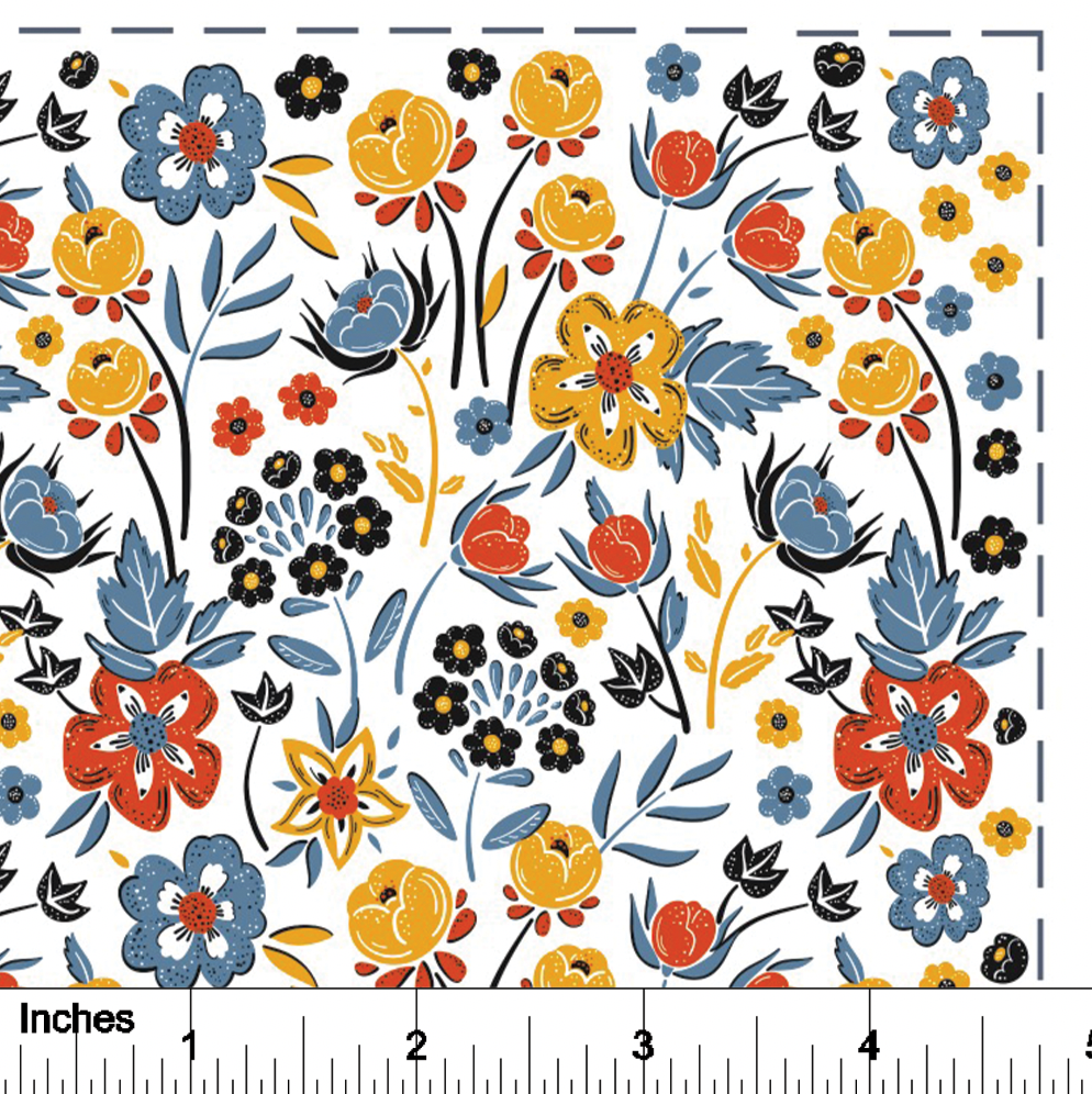 Florals 1 - Overglaze Decal Sheet