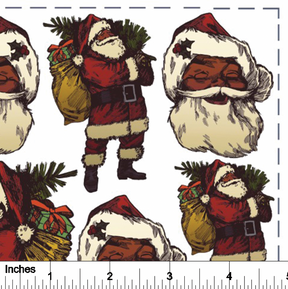Santa - Overglaze Decal Sheet