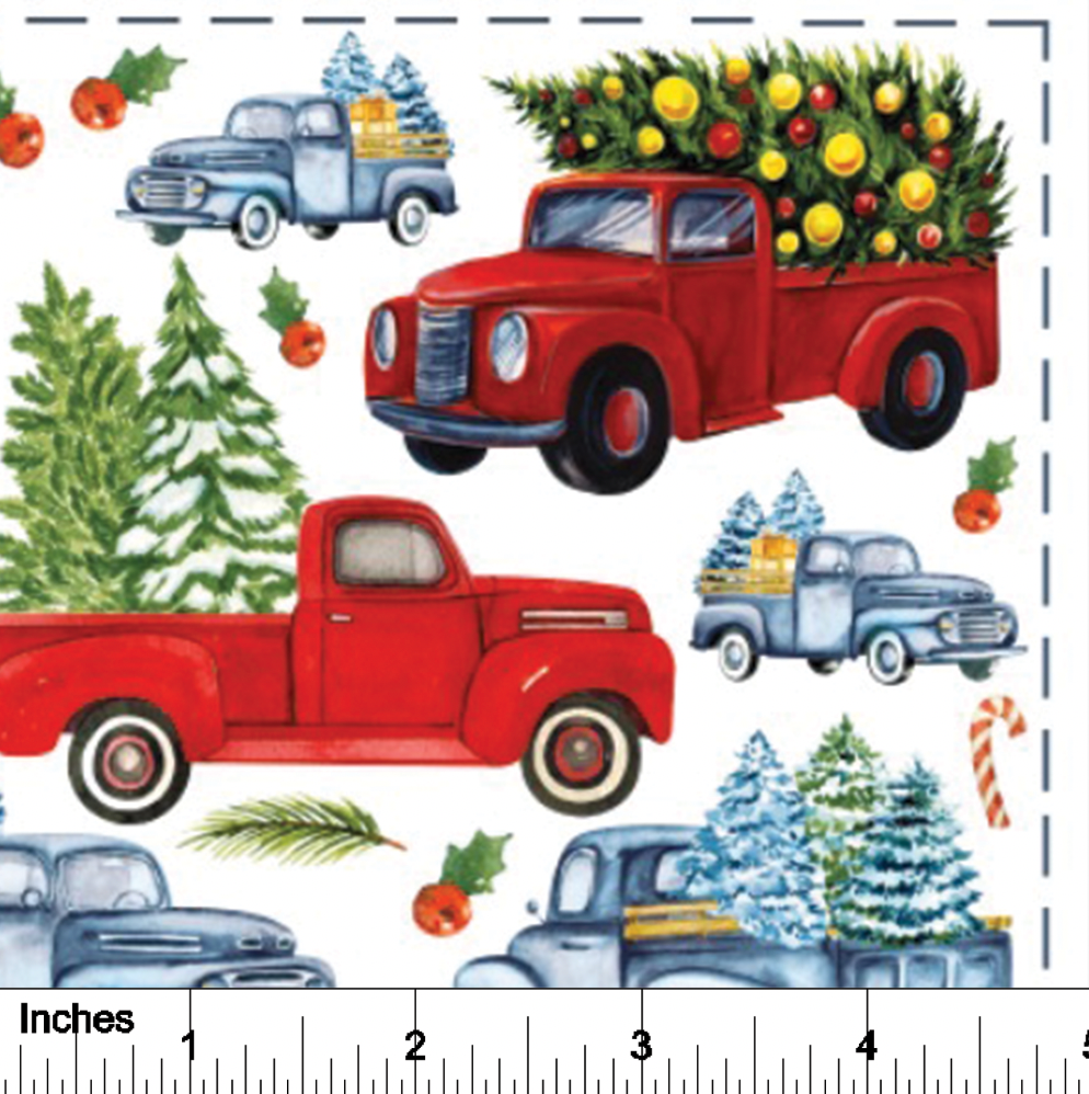 Christmas Truck - Overglaze Decal Sheet