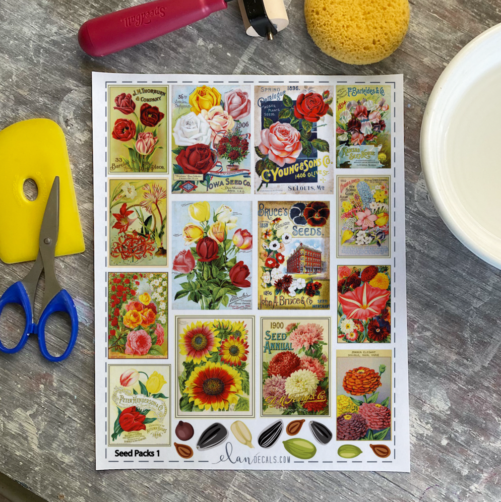 flower seed sheets Seed Packs Flower