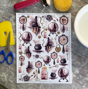 Witches Brew - Overglaze Decal Sheet