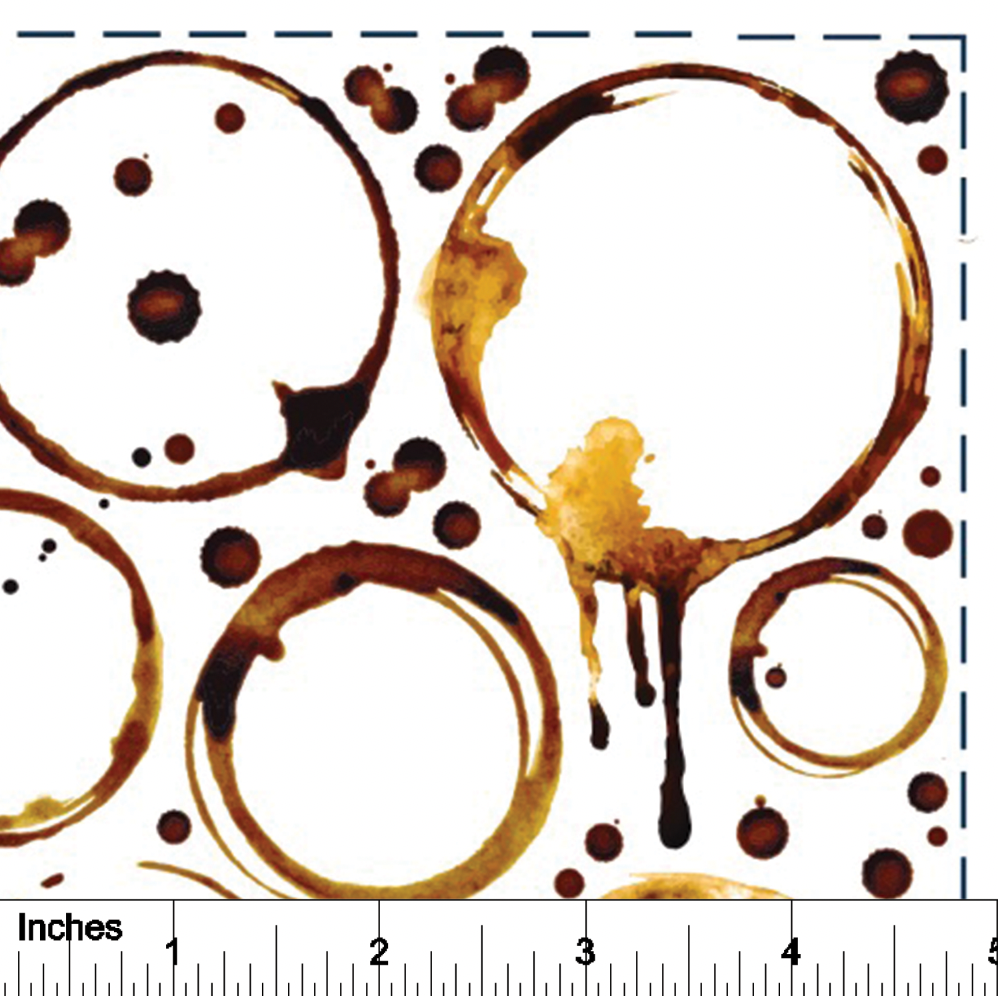 Coffee Stains - Overglaze Decal Sheet