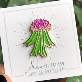 Sea Urchin Jelly Enamel Pin (you choose color)