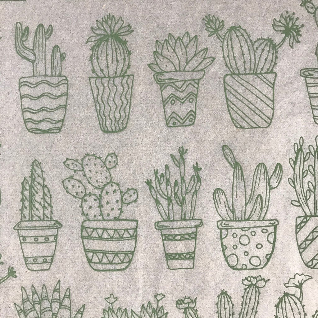 Potted Plants - Underglaze Transfer Sheet - You Choose Color