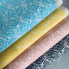 Floral Lace - Underglaze Transfer Sheet - You Choose Color